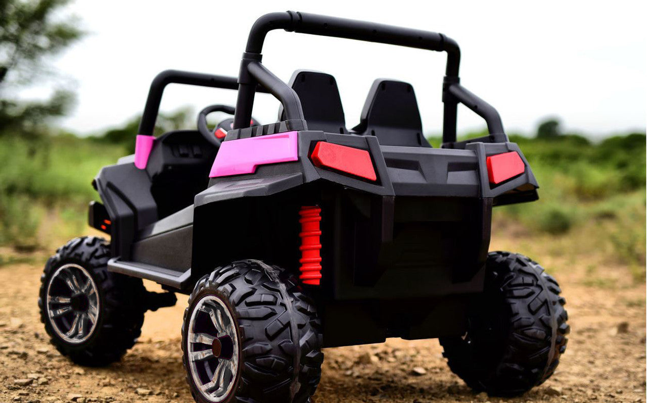 Ranch Wagon 24V Electric Ride On Buggy Pink