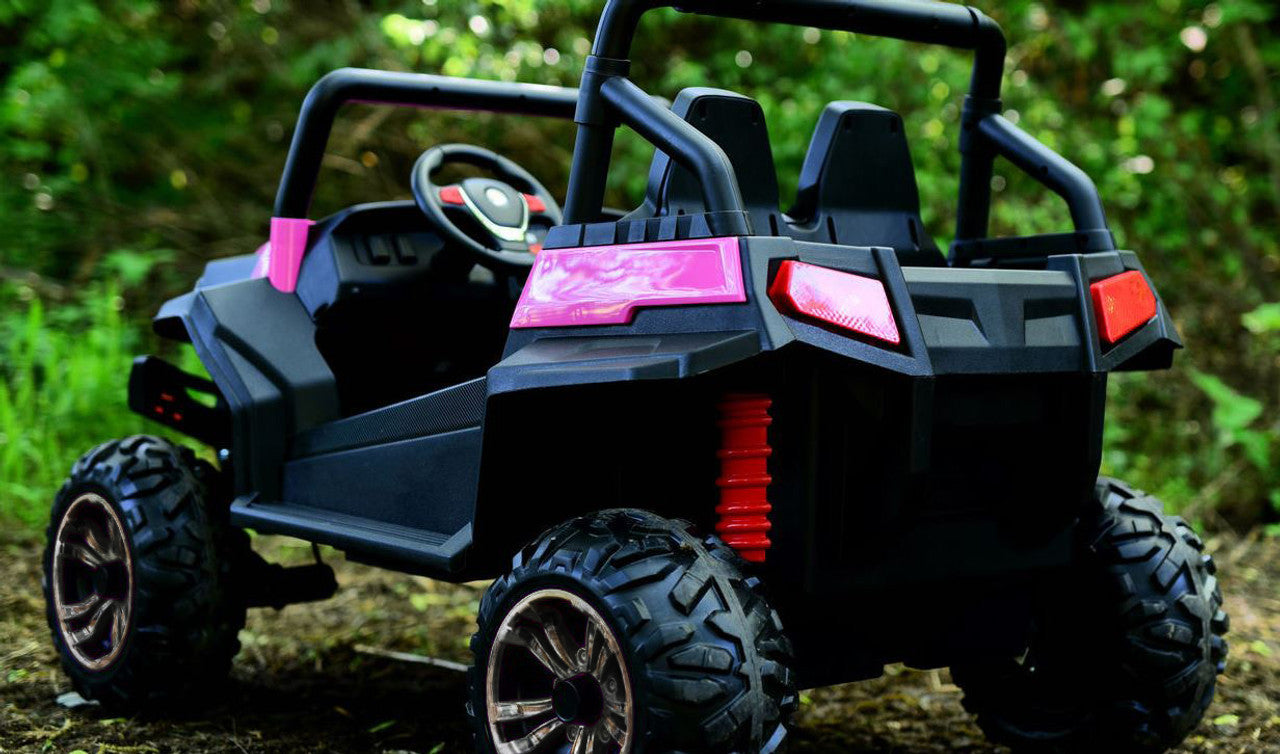 Ranch Wagon 24V Electric Ride On Buggy Pink
