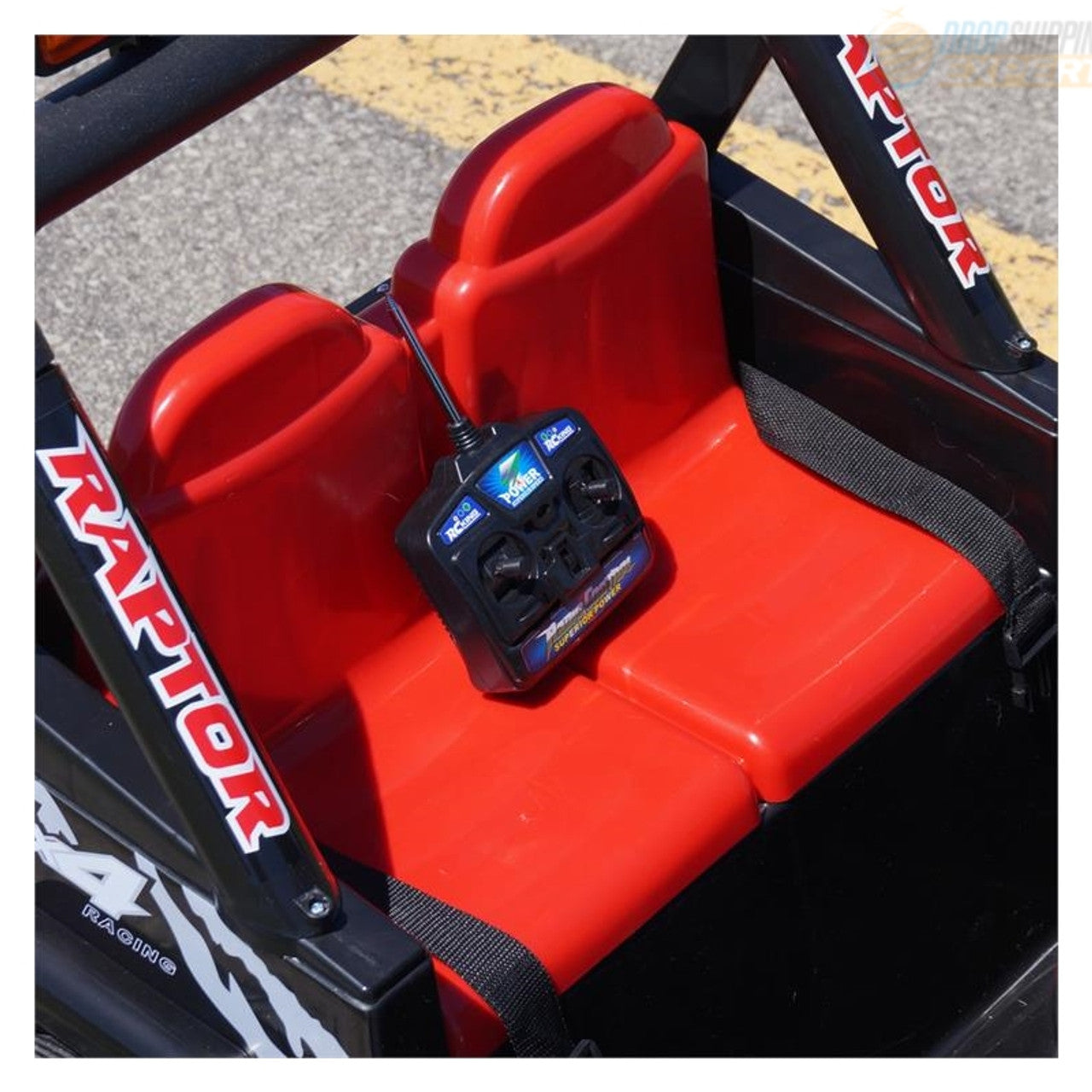 Drifter Raptor Powerful 12V Electric Ride On Jeep Black