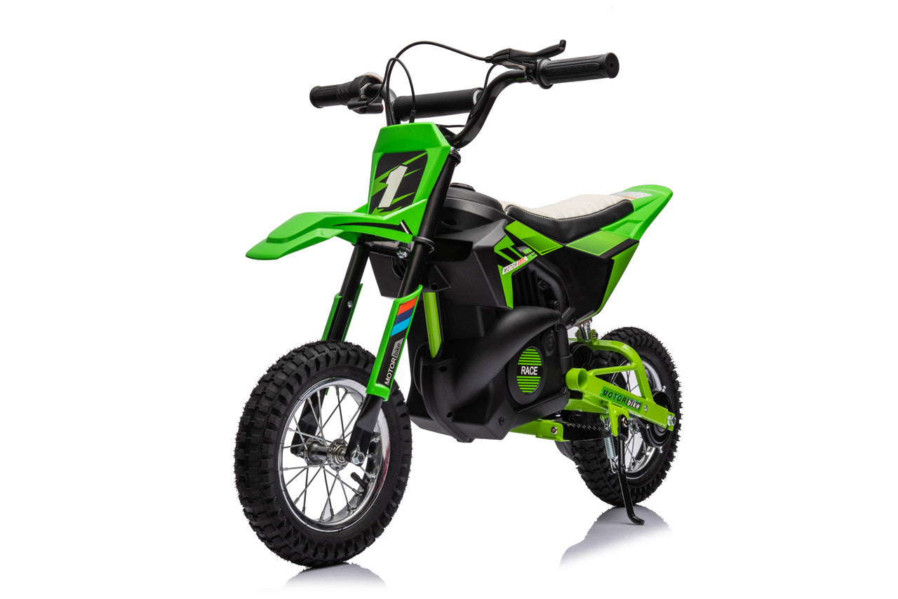 Dirt Race Scrambler 24V Electric Ride-On Motorbike Green