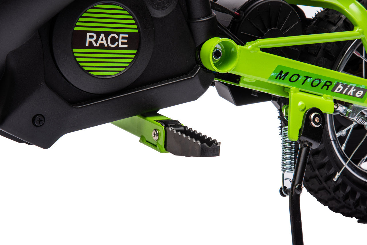 Dirt Race Scrambler 24V Electric Ride-On Motorbike Green