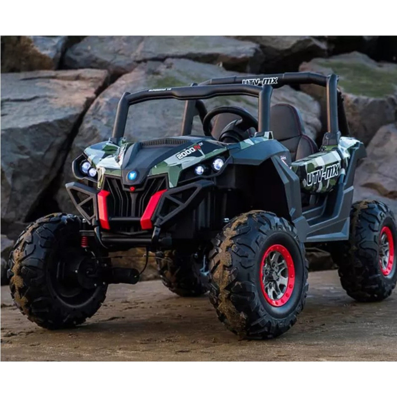 24v Ground Commander Electric Ride On Buggy Army