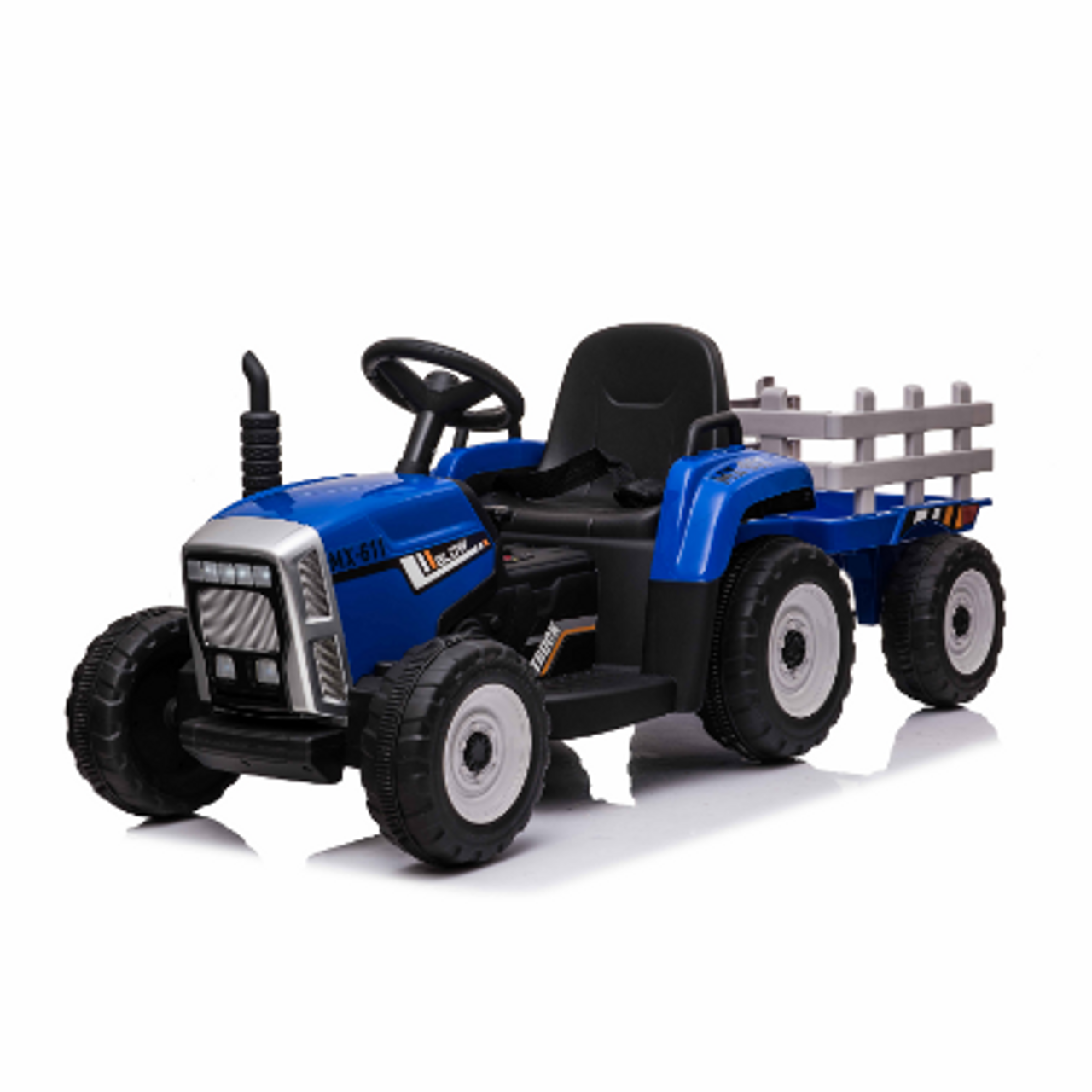 MX Blue 12V Electric Tractor Trailer