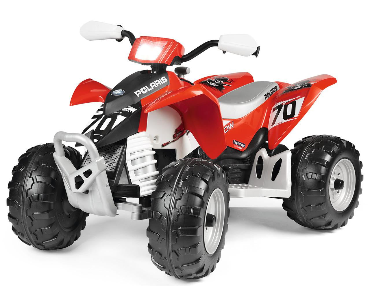Peg Perego Polaris Outlaw 330W 12V Electric Ride On Quad Red