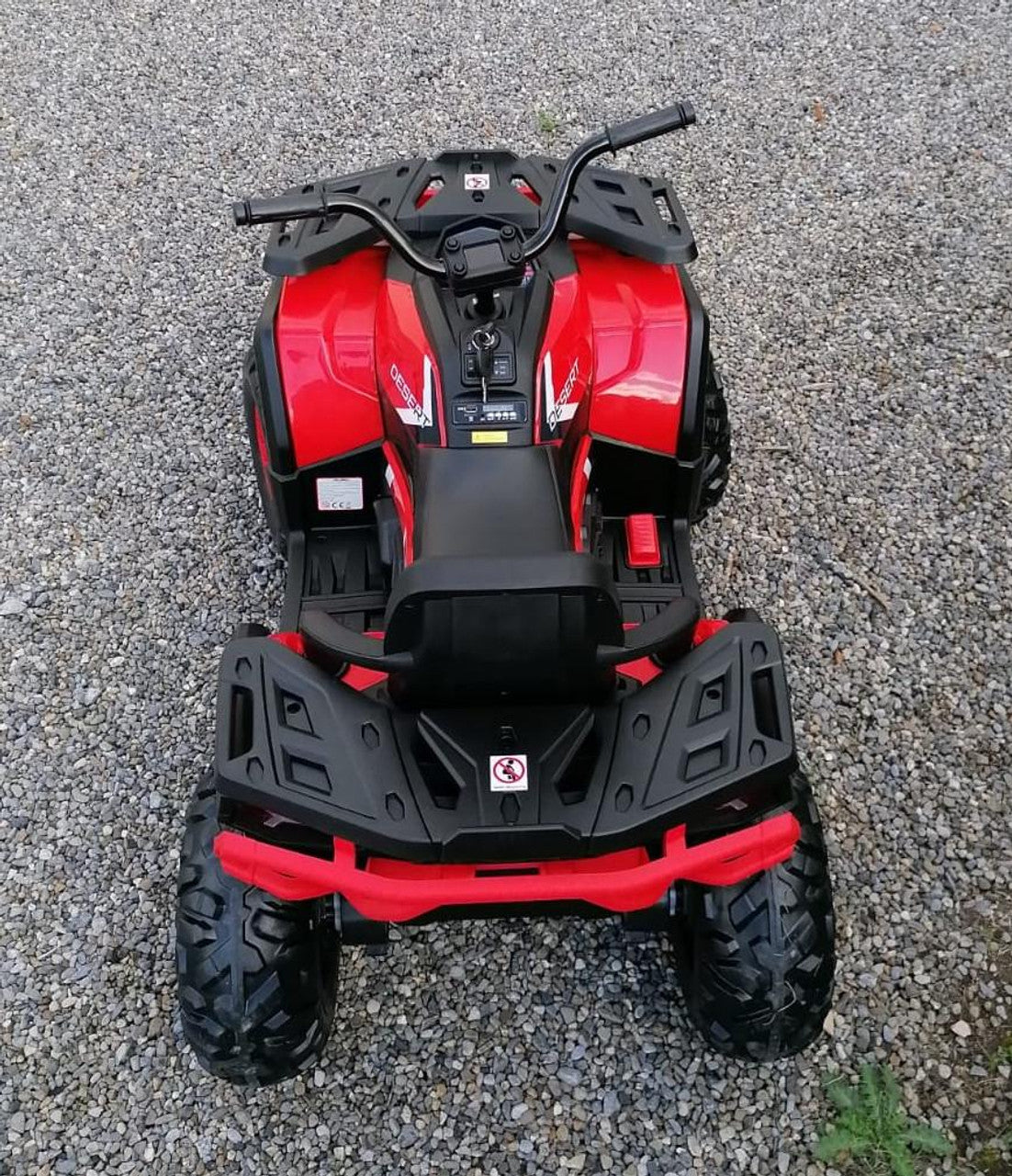 Desert Commander 24V Electric Ride On Quad Red