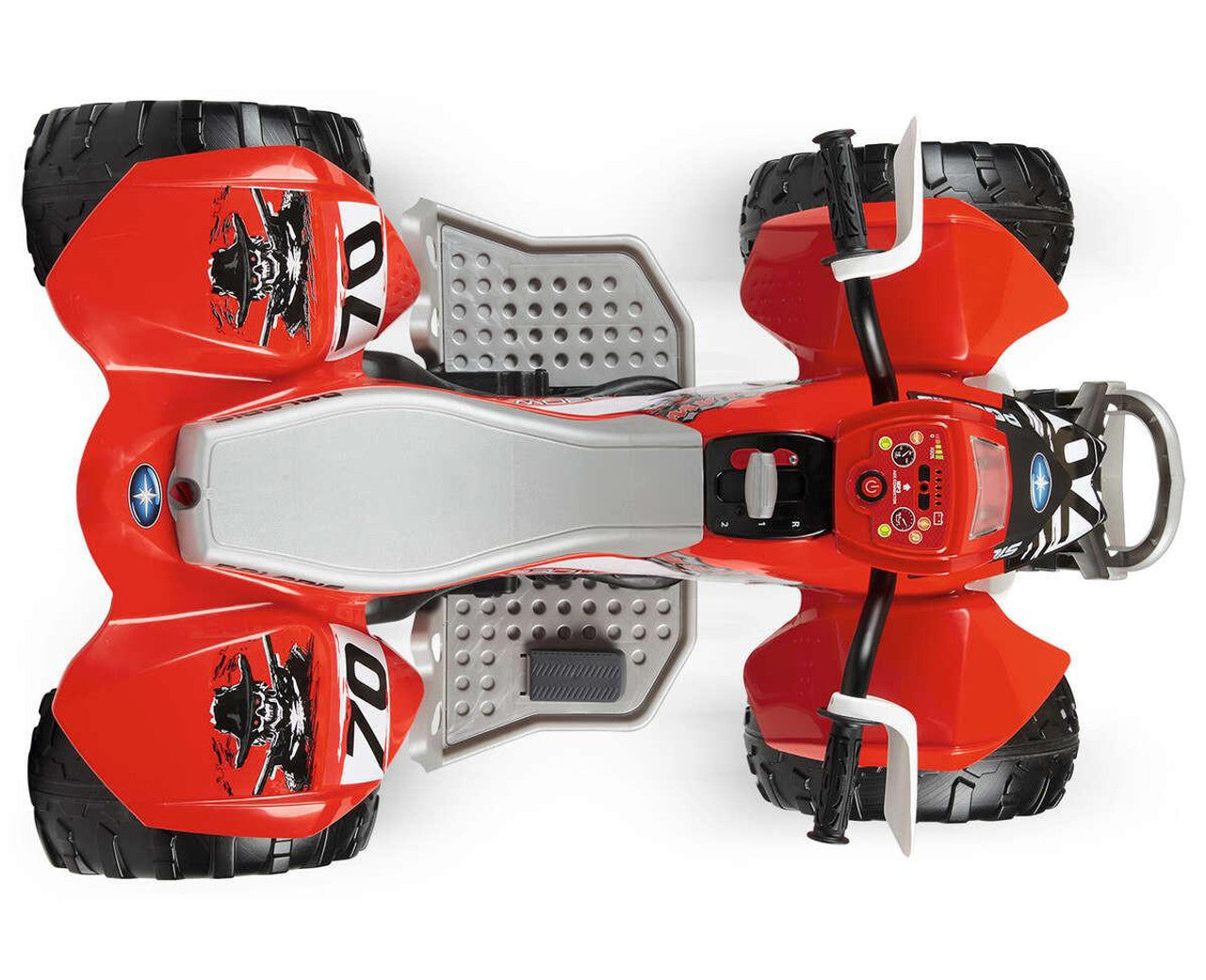 Peg Perego Polaris Outlaw 330W 12V Electric Ride On Quad Red