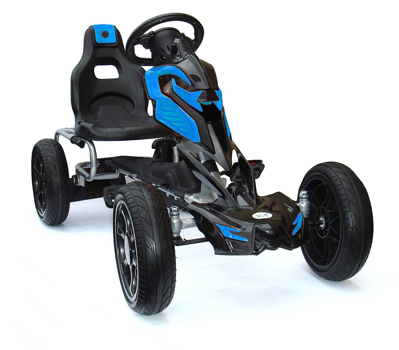Thunder Eva Rubber Wheel Tyres Go Kart Blue