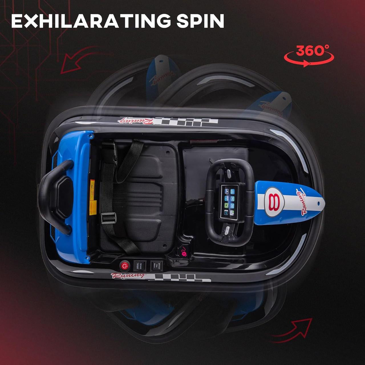 BumperBoo 6V Bumper Car Blue