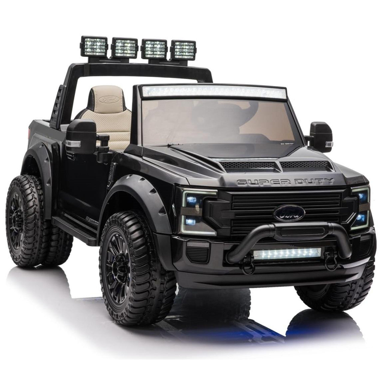 Super Duty F450 24V Electric Ride On Jeep Black