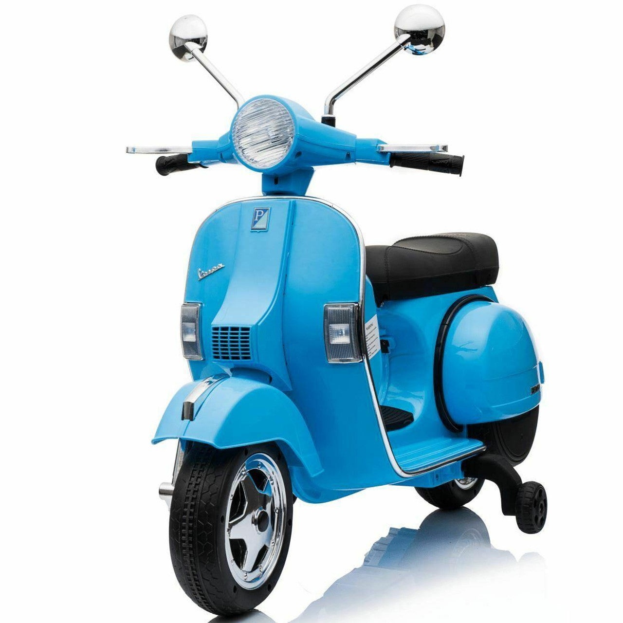 Licensed Vespa PX150 12V Electric Ride-On Motorbike (Blue)