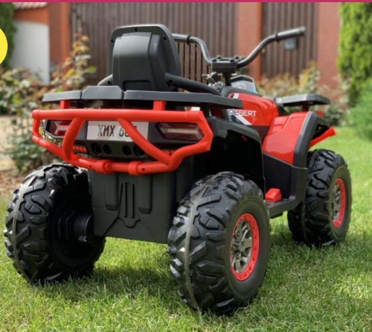Desert Commander 24V Electric Ride On Quad Red