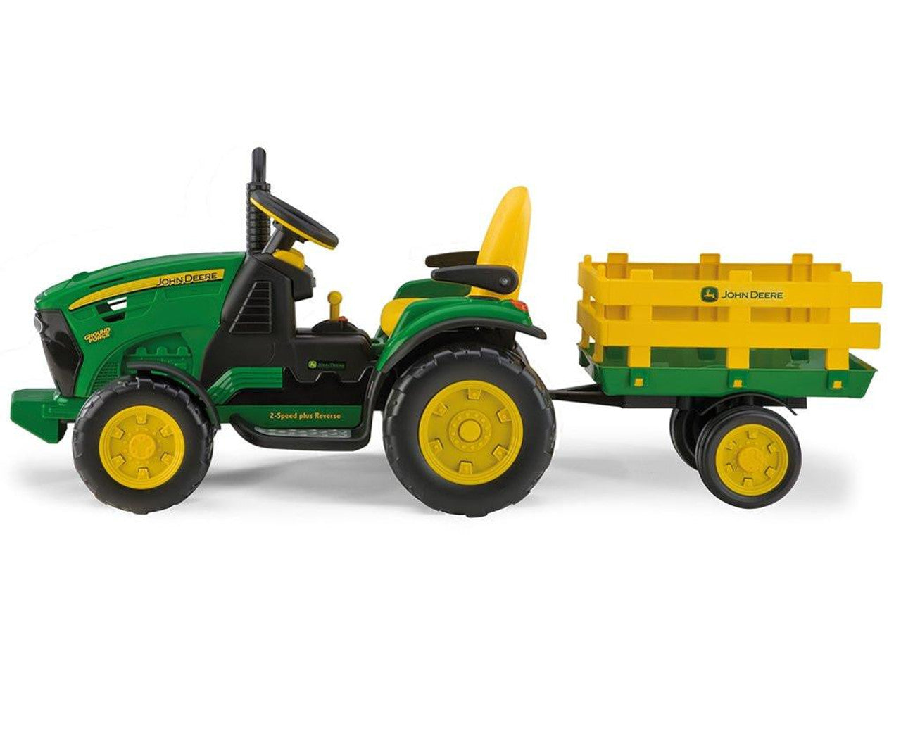 Peg Perego John Deere Ground Force and Trailer