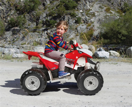 Peg Perego Polaris Outlaw 330W 12V Electric Ride On Quad Red
