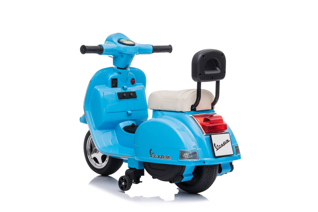 Licensed Vespa PX150 12V Electric Ride-On Motorbike (Blue)