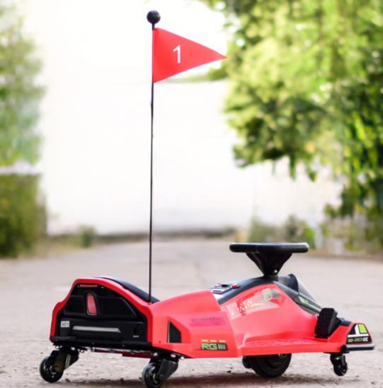 Drift Rider 360 24V Electric Go Kart Red
