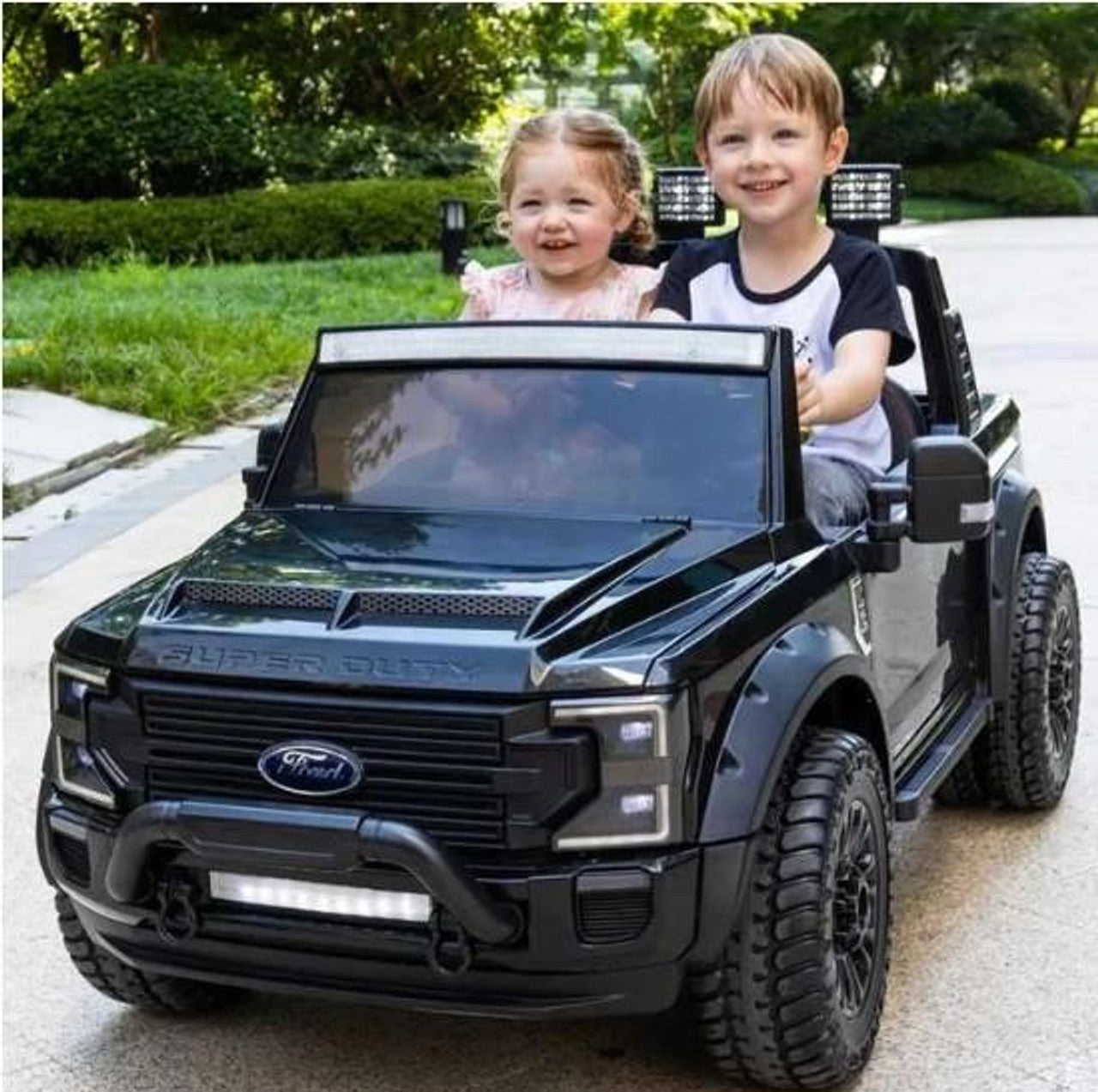 Super Duty F450 24V Electric Ride On Jeep Black