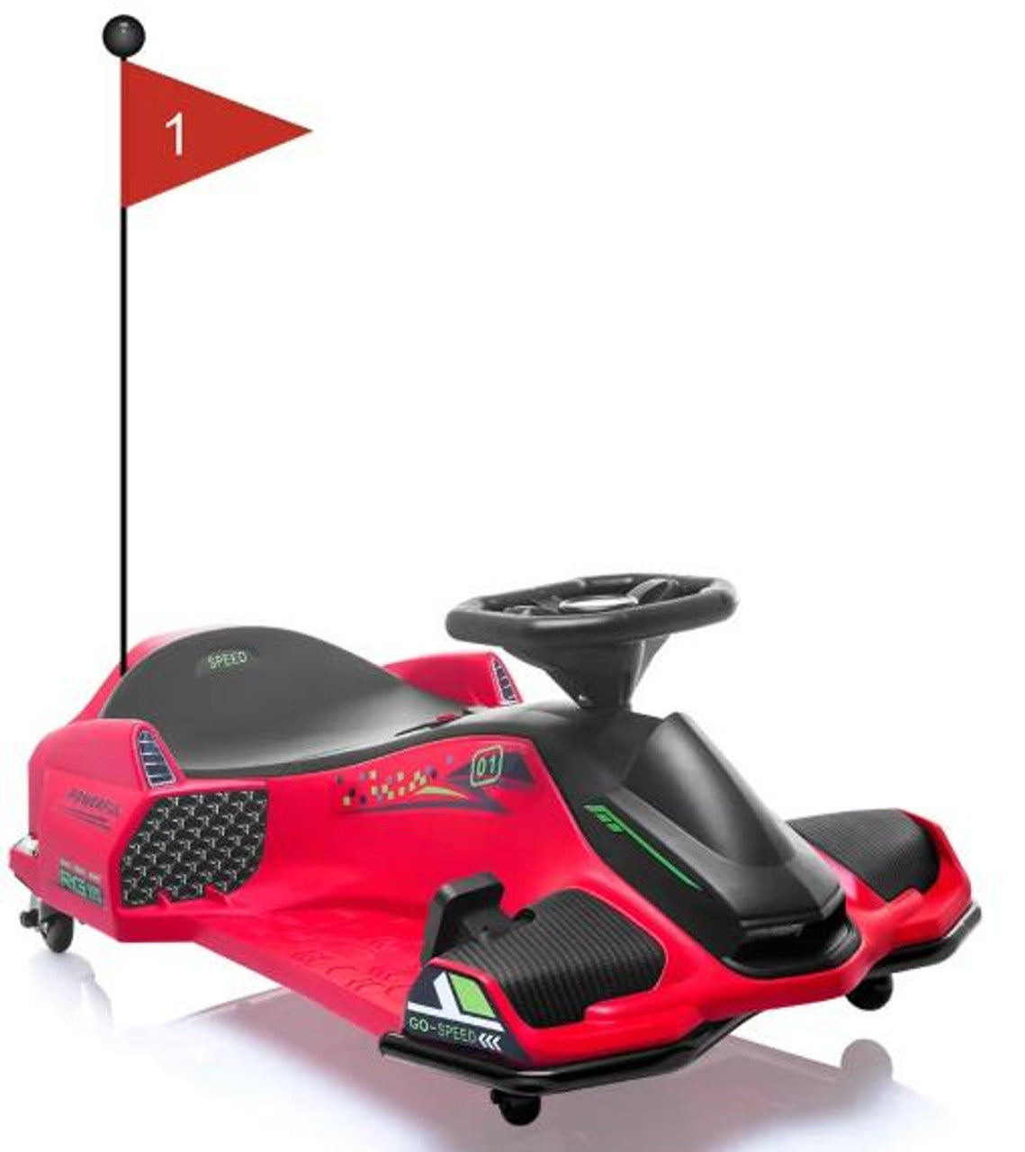 Drift Rider 360 24V Electric Go Kart Red